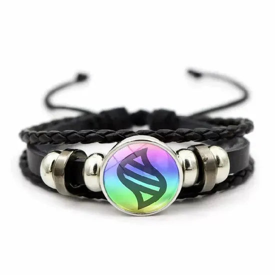 Mega Pokémon Leather Bracelet