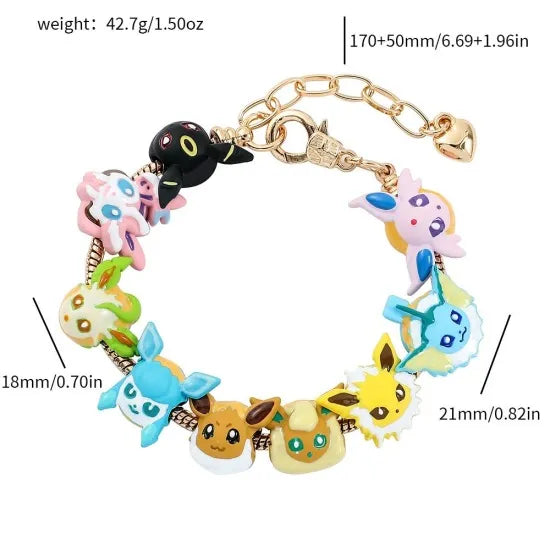 Evolution Handmade Pokémon Bracelet