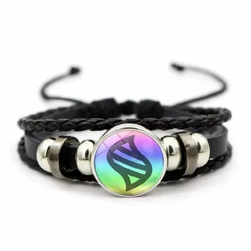 Mega Pokémon Leather Bracelet